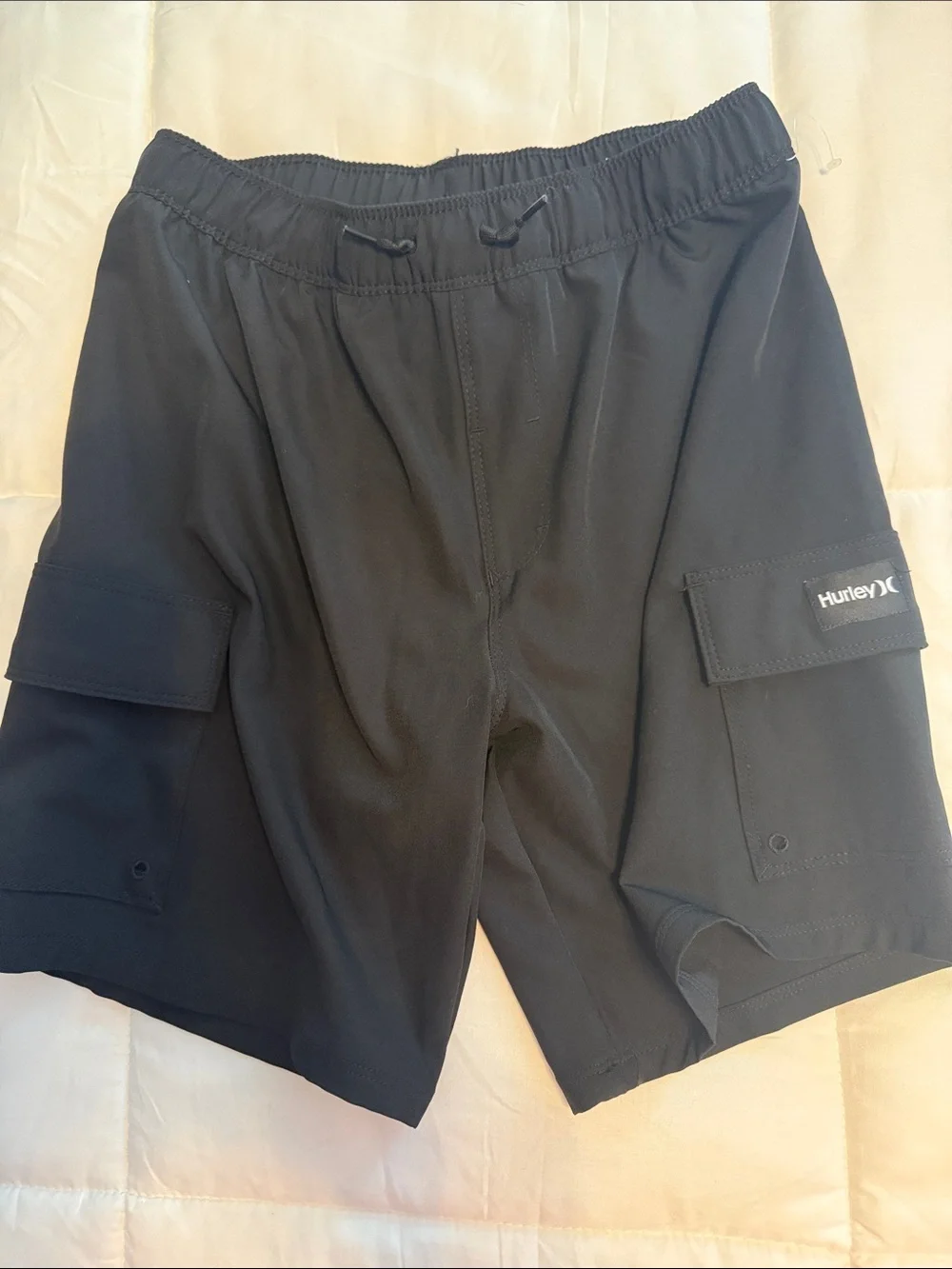 Hurley Black kids 14/16 Cargo Swim Shorts black